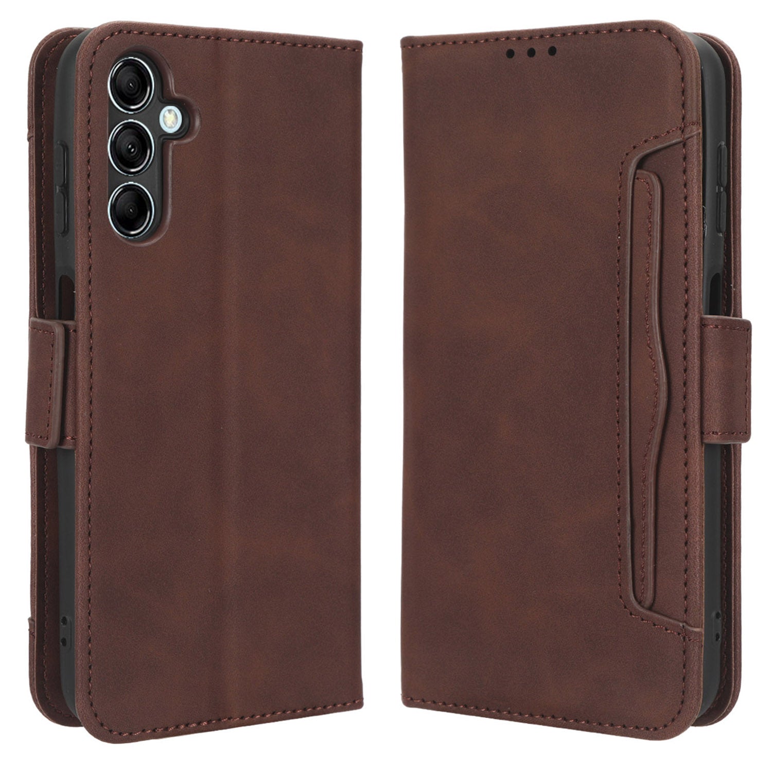 Wallet PU Leather Case for Samsung Galaxy M14 5G Multiple Card Slots Phone Stand Cover Wallet PU Leather Case for Samsung Galaxy M14 5G Multiple Card Slots Phone Stand Cover